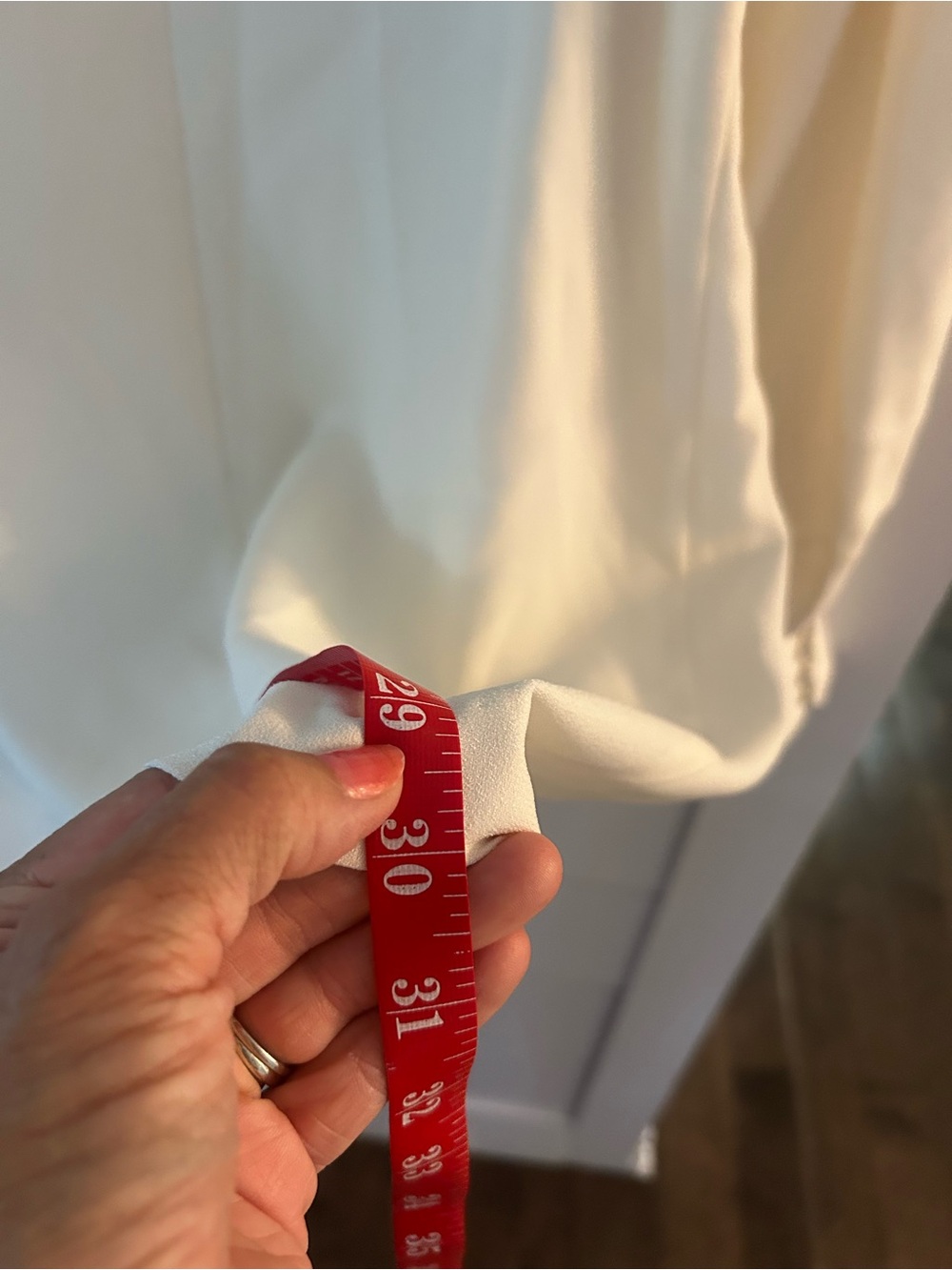 Trina Turk Ivory Square Neck Mini Dress | Size 6 - Picture 11 of 11
